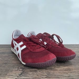 Onitsuka Tiger Ultimate 81 Red White Kids Size 4.5, 23cm Running Shoes 1183A059